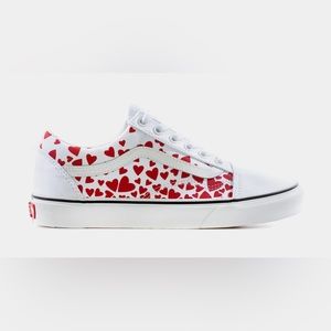 Old Skool Vans Valentine’s Day hearts